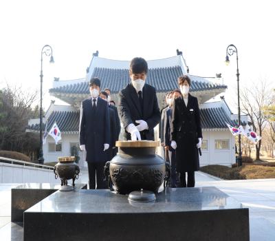 경인지방병무청장 신년 참배 이미지