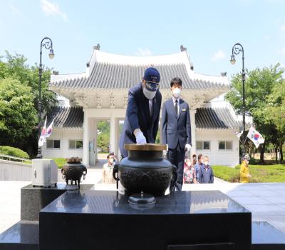 대한민국고엽제전우회 서울영등포지회 참배 이미지