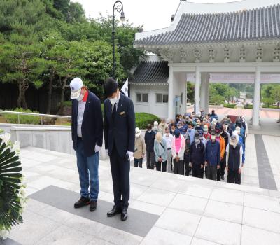 대한민국고엽제전우회 군포시지회 호국보훈의 달 참배 이미지