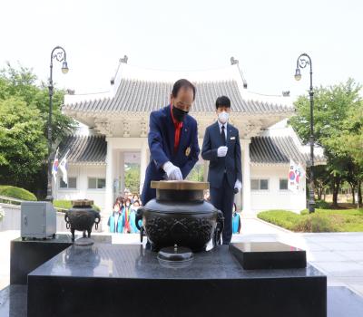 호국보훈의 달 금천구재향군인회 참배 이미지