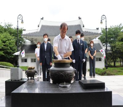 호국보훈의 달 경기북부보훈지청 참배 이미지