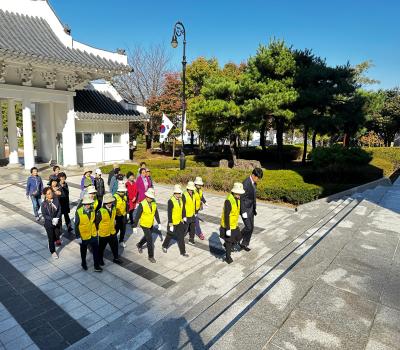 대한민국전몰군경미망인회 노산시지회 참배 이미지