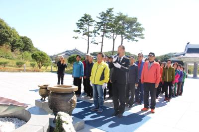 부산시 기장군 재향군인회 참배(10.12) 이미지