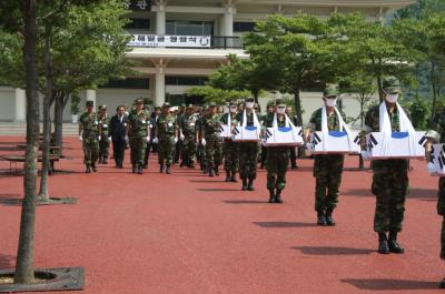 6.25전사자 발굴유해 영결식 이미지